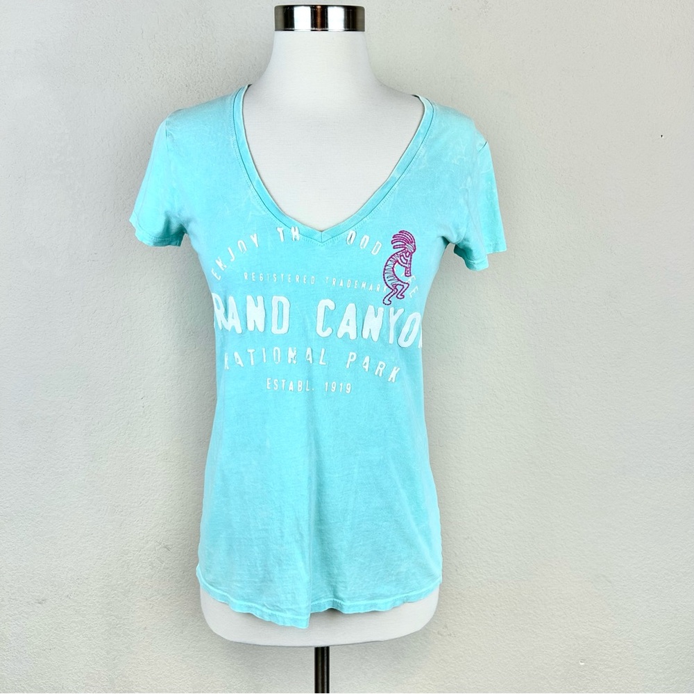 Grand Canyon National Park Women's Light Blue V-Neck T-Shirt